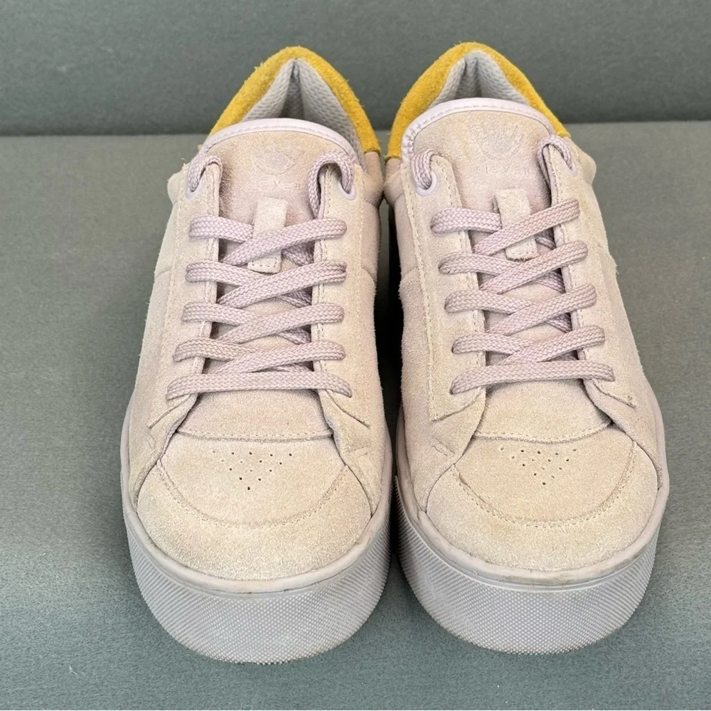 Fiever Suede Sneakers EU 39 US 8.5 Powder Pink Leather Platform Made in Brazil